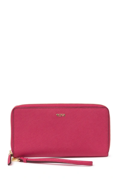 Tumi Travel Wallet In Raspberry