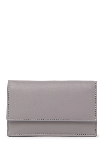 Tumi Small Slim Envelope Wallet In Grey