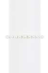 Carolee Pearl Bracelet In Silver/white