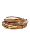 Saachi Flaunt Bracelet In Tan