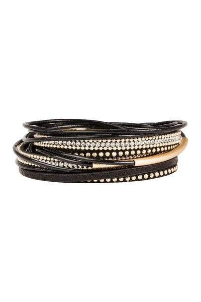 Saachi Flaunt Bracelet In Black