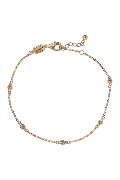 Suzy Levian 14k Rose Gold Diamond Bracelet In Brown