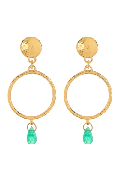 Gurhan 22k Gold Geometric Drop Earrings