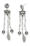 ALEX AND ANI YIN YANG CHANDELIER EARRINGS,886787166234