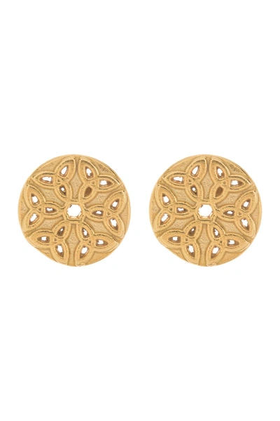 Alex And Ani 14k Gold Vermeil Endless Knot Stud Earrings