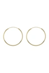 Argento Vivo 40mm Endless Hoop Earrings In Gold