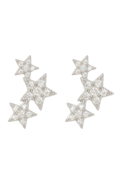 ADORNIA ADORNIA SWAROVSKI CRYSTAL SHOOTING STAR EARRINGS,705377769023