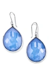 Ippolita Wonderland Sterling Silver Stone Teardrop Earrings In Nordic