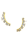 AJOA EAST WEST POST BACK EARING GOLD PLATED,664293496478