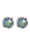 Kate Spade Round Cz Stud Earrings In Jet