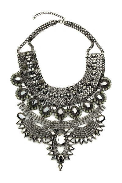 Eye Candy Los Angeles Jania Necklace In Silver