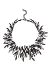 Eye Candy Los Angeles Black Fallen Necklace In Black