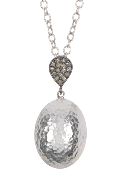 Gurhan Sterling Silver Pave Diamond Jordan Necklace