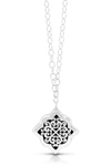 LOIS HILL STERLING SILVER GEOMETRIC PENDANT NECKLACE,651799410282