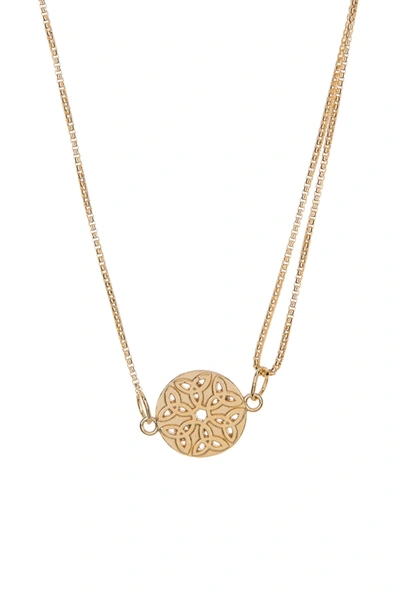 Alex And Ani Pull Chain Endless Necklace In Gold
