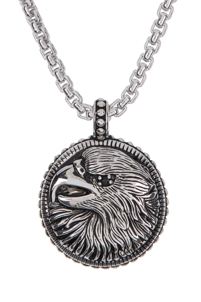 Effy Sterling Silver Eagle Pendant Necklace