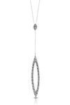 LOIS HILL STERLING SILVER SCROLL LARIAT PENDANT NECKLACE,651799410633