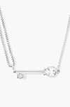 ALEX AND ANI SYMBOLIC SKELETON KEY NECKLACE,886787089878