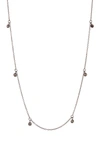 ADORNIA FINE STATION BEZEL CUT DIAMOND NECKLACE,791109041734