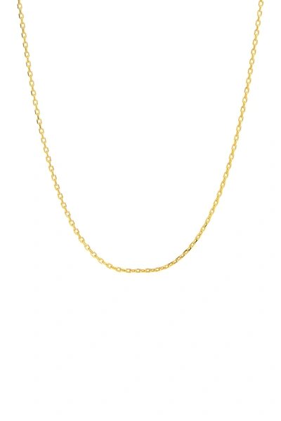 Savvy Cie 18k Yellow Gold Vermeil Cable Chain Necklace