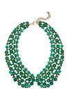 Eye Candy Los Angeles Diana Collar Necklace In Green