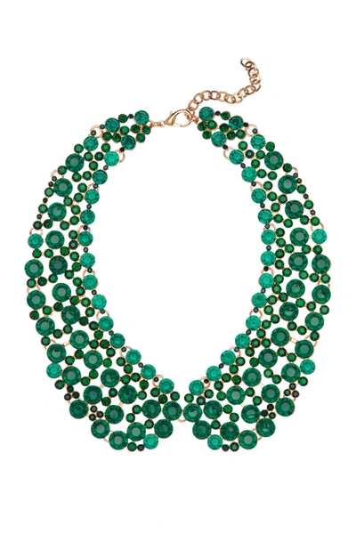 Eye Candy Los Angeles Diana Collar Necklace In Green