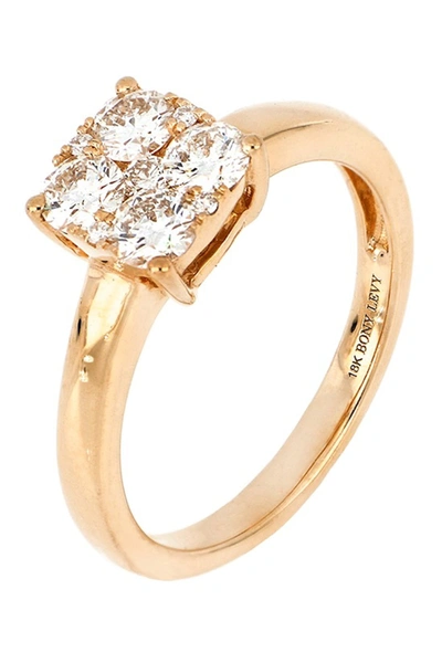 Bony Levy Mika 18k Rose Gold Prong Set Diamond Ring In 18kr