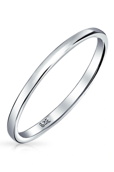 Bling Jewelry Sterling Silver Thin Stackable Band