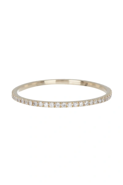 Adornia Fine 14k Gold Full Diamond Eternity Band Ring In Yellow