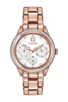 Citizen Women's Silhouette Crystal Eco-drive Watch In Gold-tone