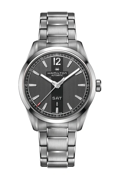 Hamilton Men's Broadway Automatic Bracelet Watch In Silver
