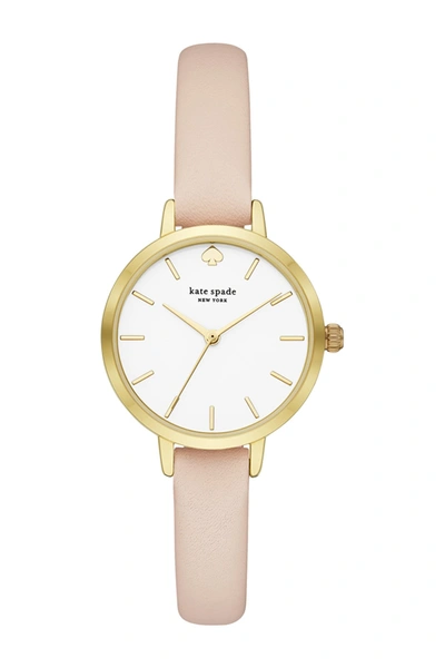 Kate Spade Metro Leather Strap Watch, 30mm
