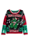 33 Degrees Kids' Xmas Rockin' Rexmas Holiday Sweater In Multi