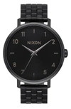 Nixon The Arrow Bracelet Watch In Black
