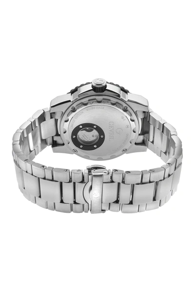 Gevril Seacloud Swiss Automatic Bracelet Watch, 45mm In Silver