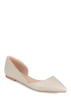Journee Collection Journee Cortni D'orsay Flat In Grey