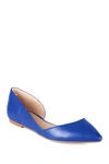 Journee Collection Journee Cortni D'orsay Flat In Blue