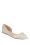 Journee Collection Journee Cortni D'orsay Flat In Grey