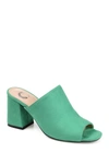 Journee Collection Journee Adelaide Slide Mule Sandal In Green