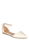 Journee Collection Journee Reba Ankle Strap Flat In Bone