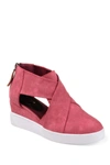 Journee Collection Journee Seena Crossover Platform Wedge Pump In Pink