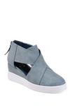 Journee Collection Journee Seena Crossover Platform Wedge Pump In Blue