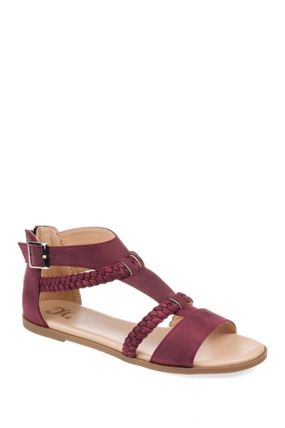 Journee Collection Florence Sandal In Purple
