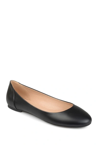 Journee Collection Women's Comfort Ballet Kavn Flats In Black