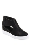 Journee Collection Journee Seena Crossover Platform Wedge Pump In Black