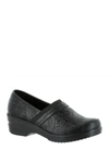 Easy Street Origin Embossed Comfort Slip-on Clog In Black Tool