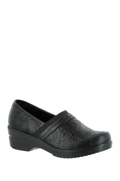 EASY STREET ORIGIN EMBOSSED COMFORT SLIP-ON CLOG 885660879698