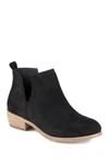 Journee Collection Journee Womens Rimi Pull On Stacked Heel Booties In Black
