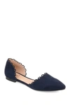 Journee Collection Journee Jezlin Flat In Blue