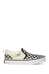 VANS KIDS' ASHER V SLIP ON CHECKERBOARD SNEAKER,881862561379